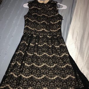 Black lace dress